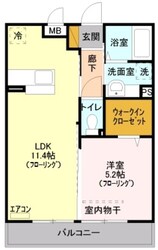 Villa Garland Courtの物件間取画像